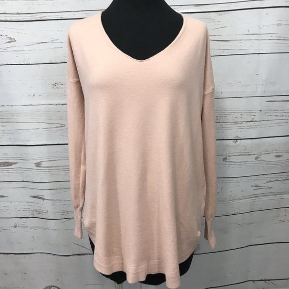Pink Debut Lace Up Sweater Size M/L - Picture 3 of 6